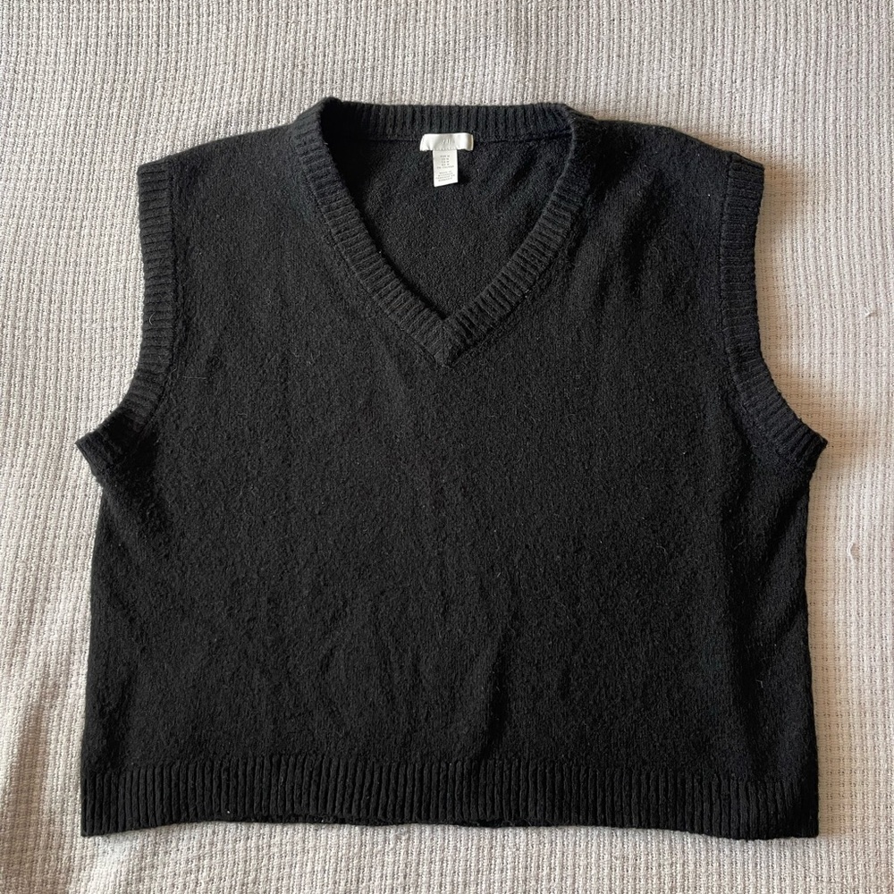 H&M Charcoal Sweater Vest